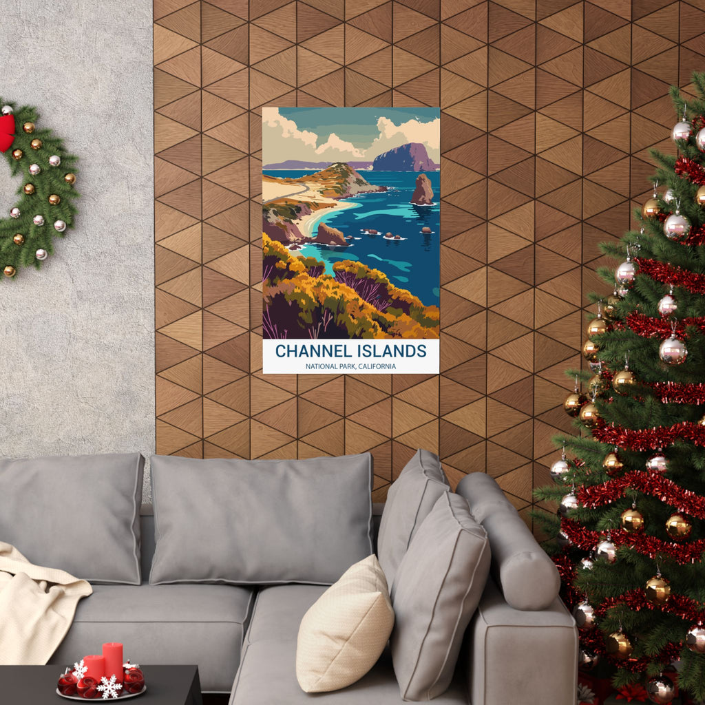 Channel Islands,  Matte Vertical Poster