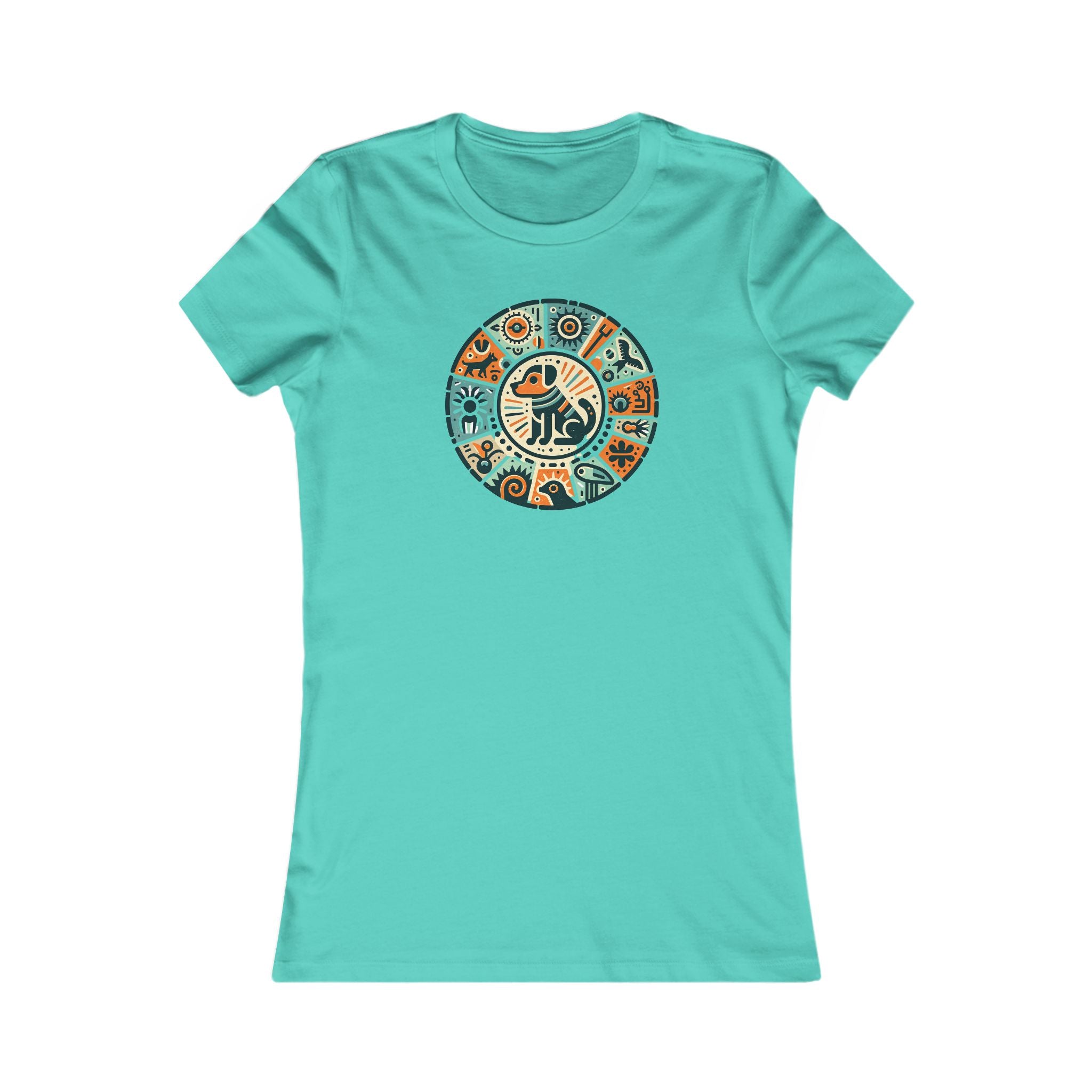Aztec-Inspired Women's Tee, Unique Graphic Shirt for Festivals, Casual Wear, Gift for Her, Summer Style