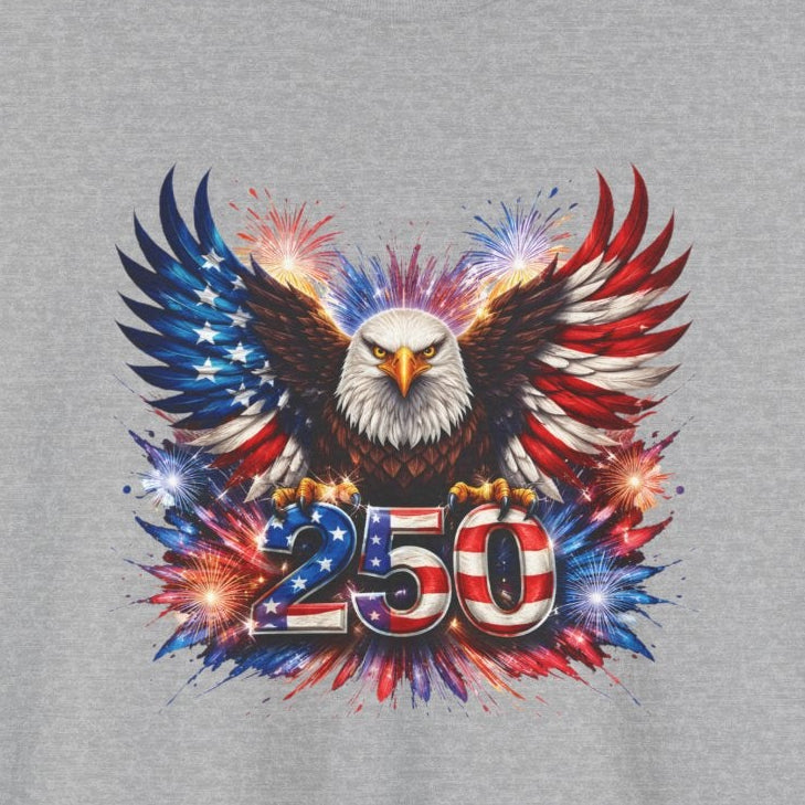 Copy of 250 Years of America Eagle T-Shirt — Men's Patriotic July 4th Tee