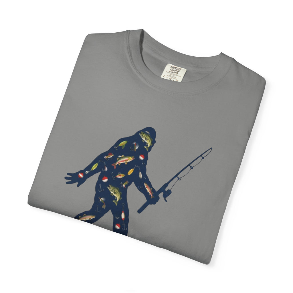 Bigfoot Fishing T-Shirt Father's Day Gift