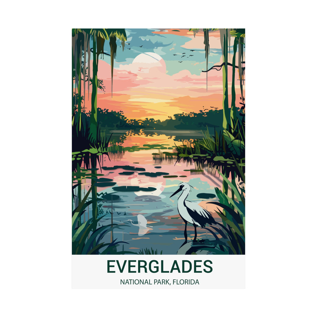 Everglades, Matte Vertical Poster