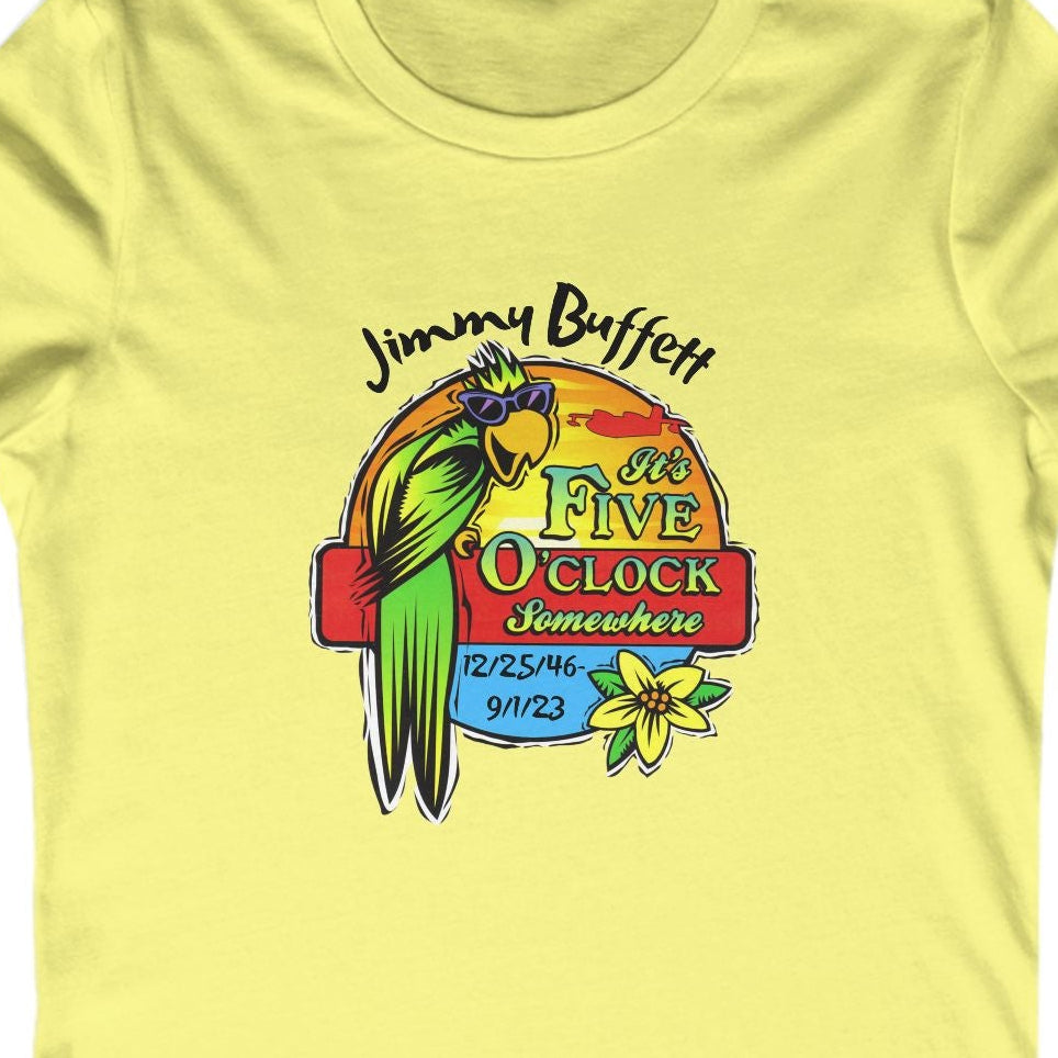 It's Five O'Clock Somewhere, Tribute Tee,  Women's Favorite Tee