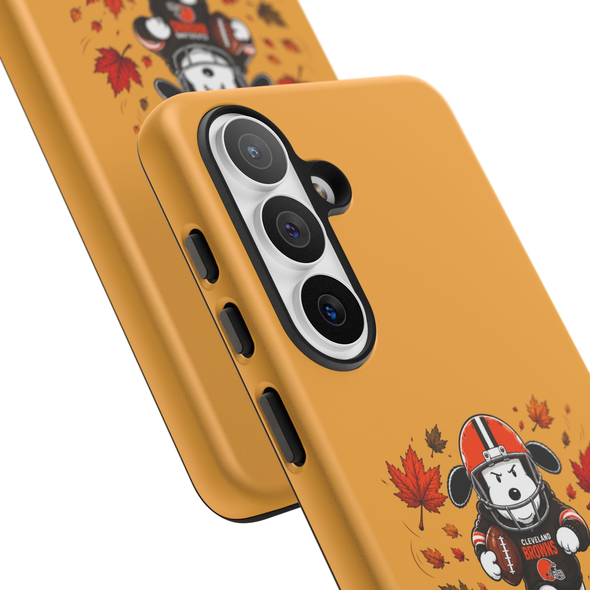 Cleveland Browns Fall Snoopy Touchdown Phone Case, 55 Sizes
