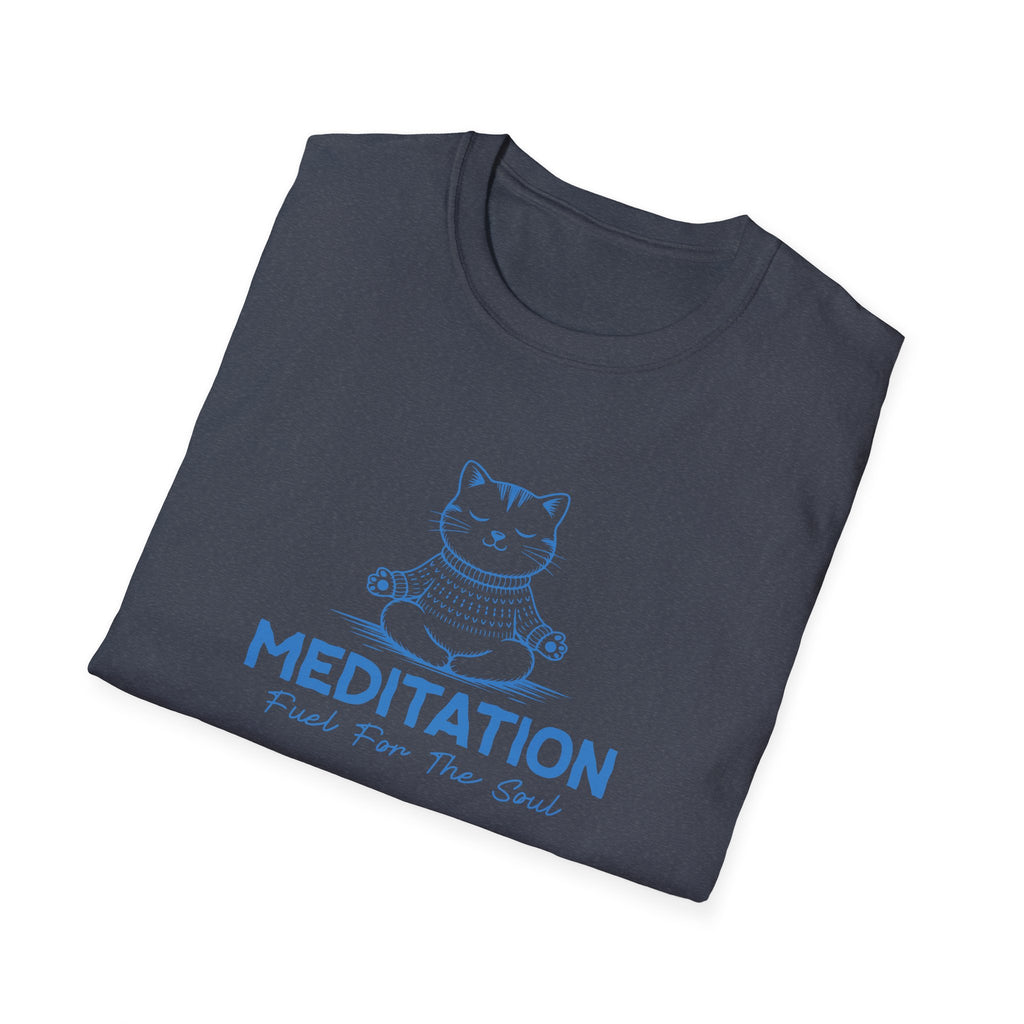 Cat Yoga Meditation T-Shirt — Cat Zen Tee for Mindfulness & Pet Lovers