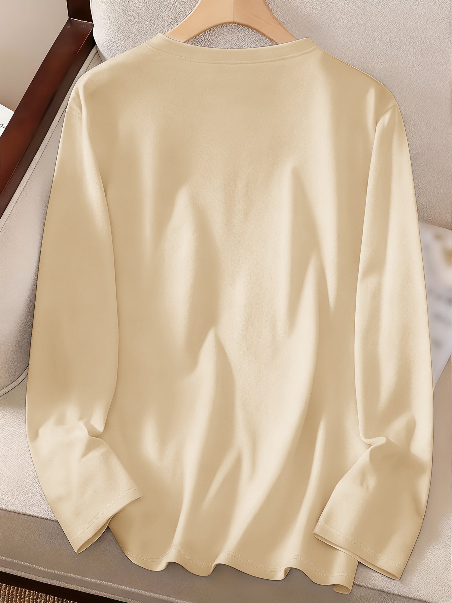 Women's Funny Thanksgiving Long- Sleeve Stretch Top