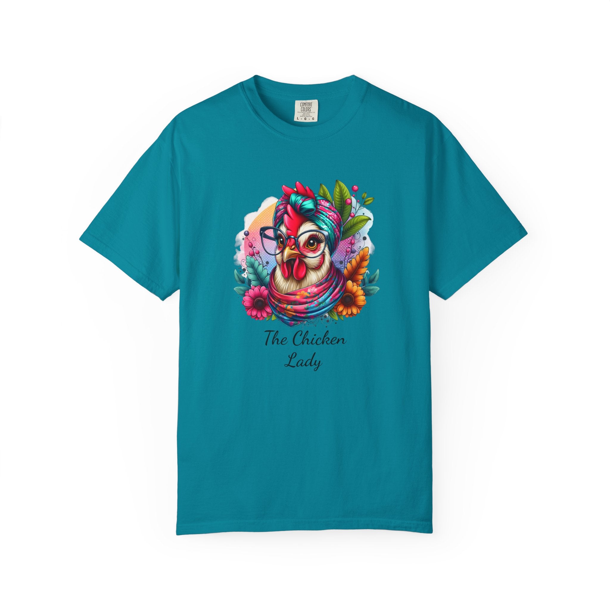 Personalized Chicken Lady T-shirt, Pet Chicken T-Shirt, Backyard Chickens