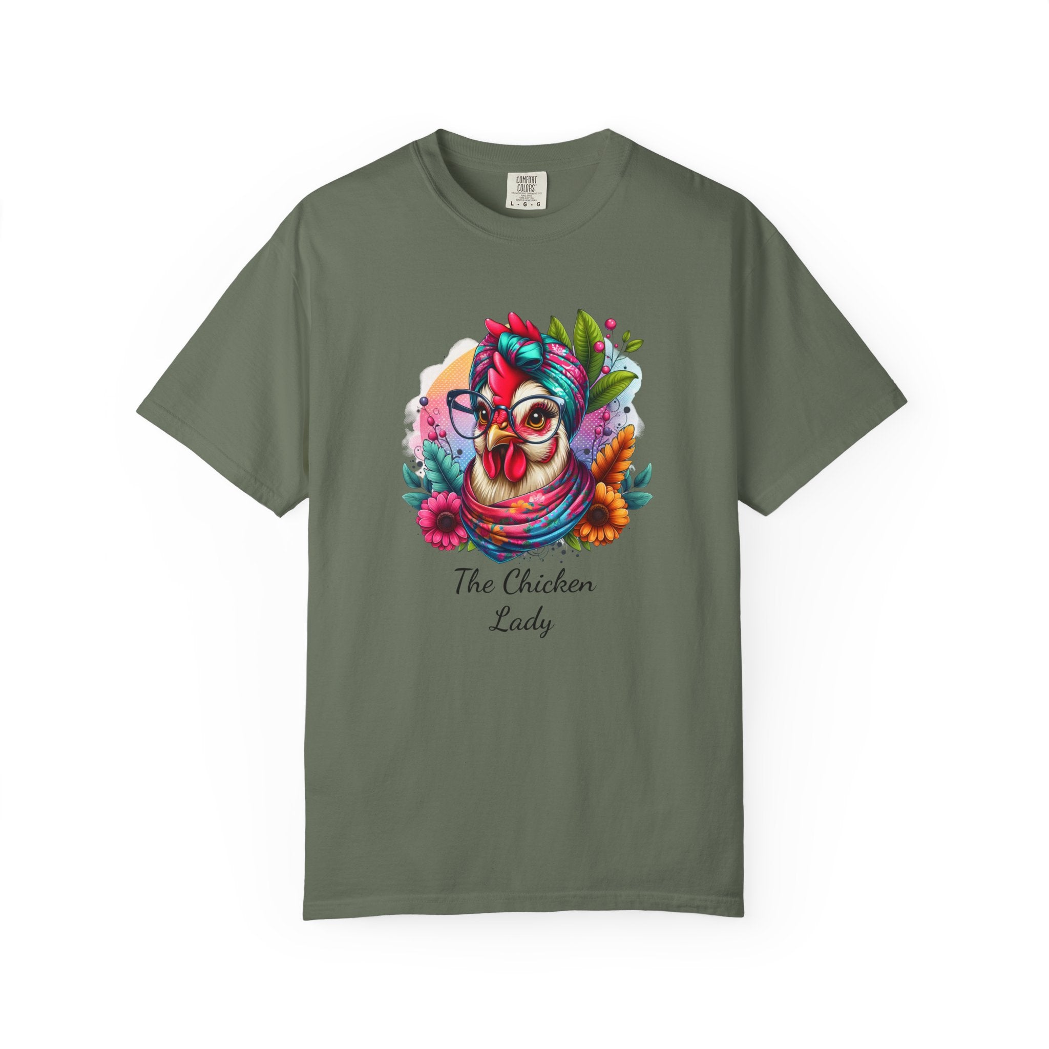 Personalized Chicken Lady T-shirt, Pet Chicken T-Shirt, Backyard Chickens