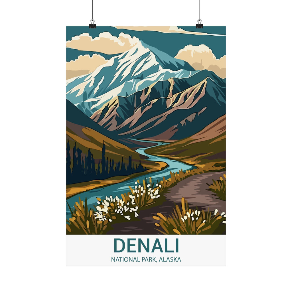 Denali,  Matte Vertical Poster