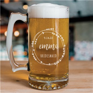 Bridal Party Beer Mug