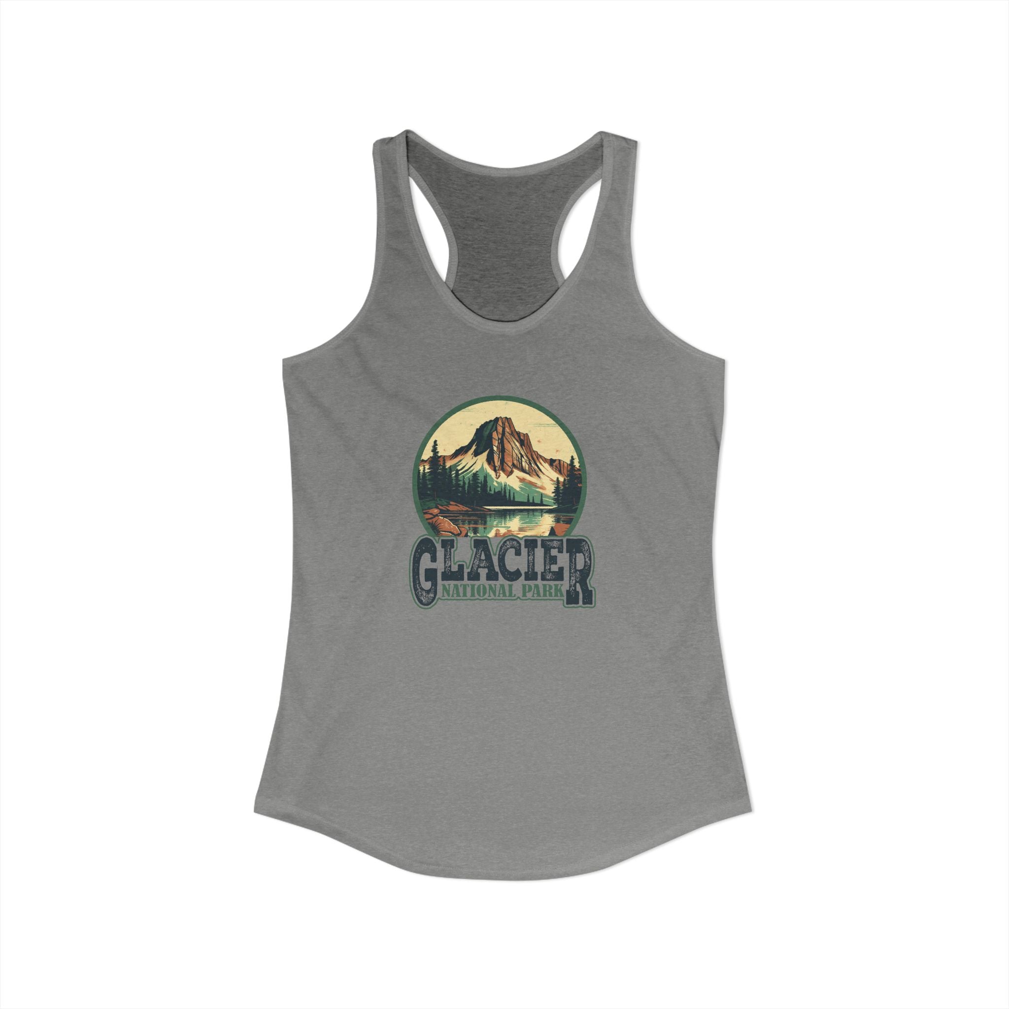 Glacier National Park Tank, Women's Ideal Racerback Tank