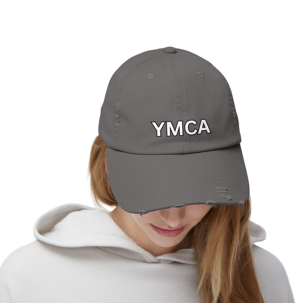 YMCA Distressed Cap, Village People Hat, Retro Baseball Cap, 70s Music Fan Gift,