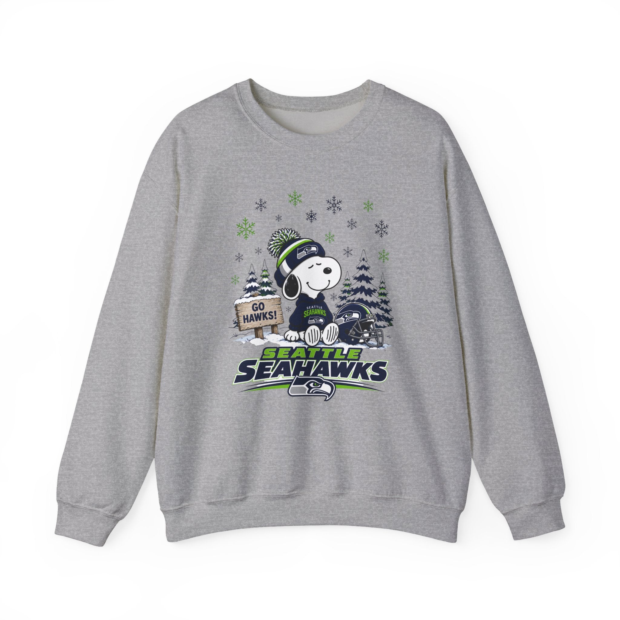 Seattle Seahawks Snowy Snoopy Sweatshirt for Men and Women