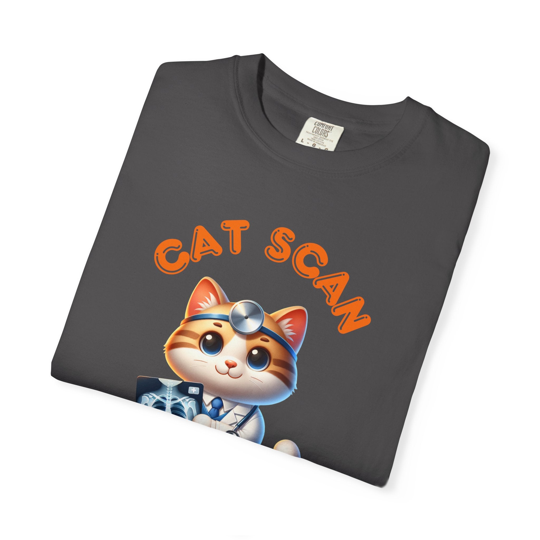 Cat Scan T-Shirt, Funny Cat Tee, Unisex Graphic Shirt, Cat Lover Gift, Animal X-Ray Tee