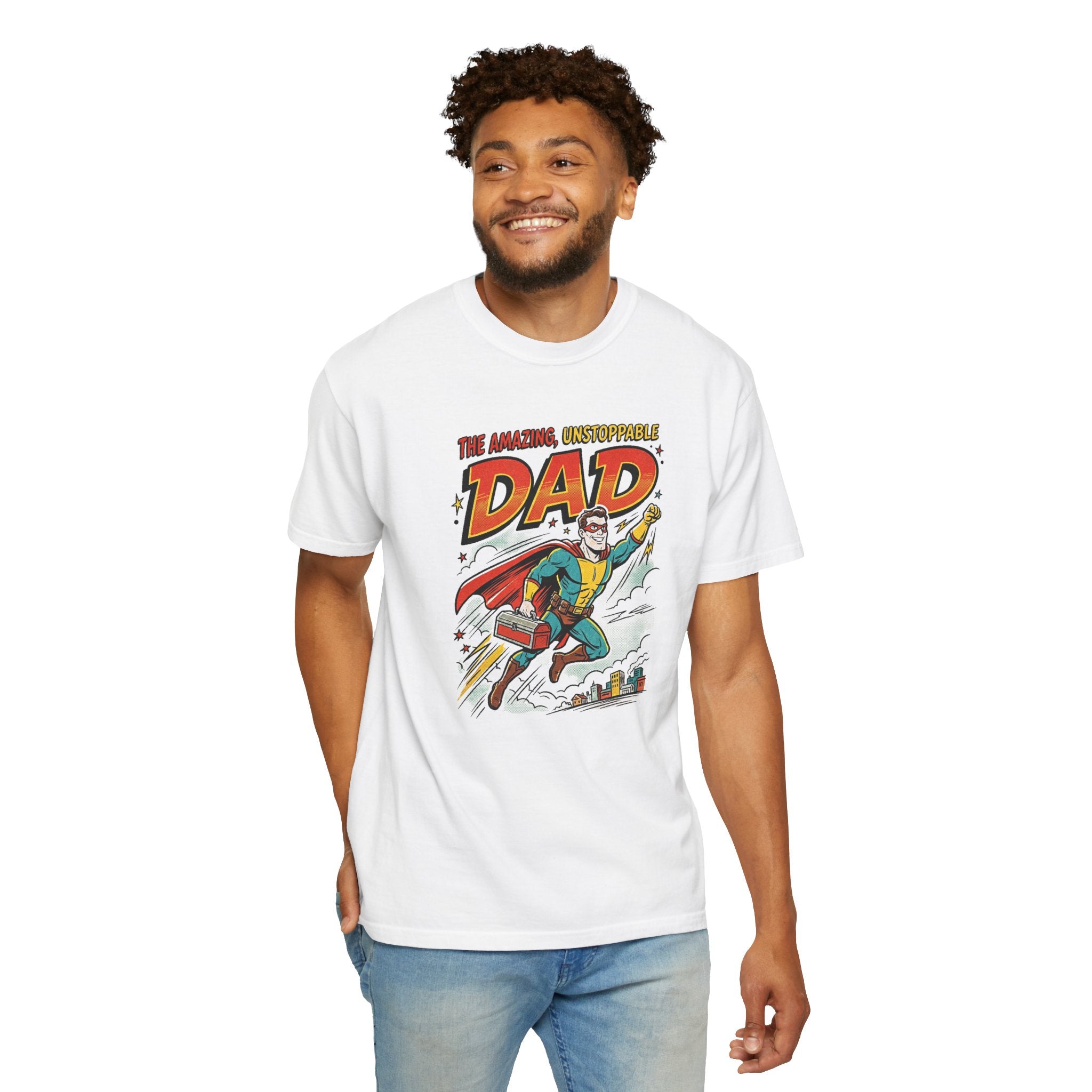 Super Dad Comic Father's Day T-Shirt