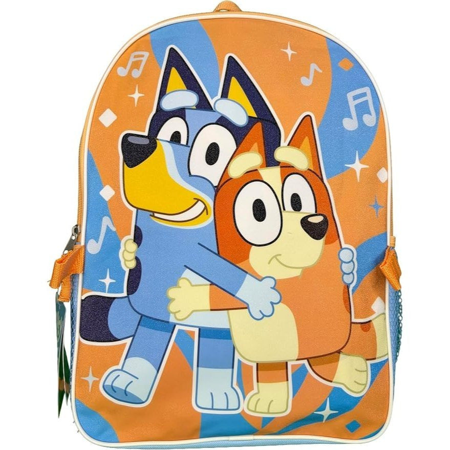 Back to School Bluey 16" Backpack with Lunch Bag