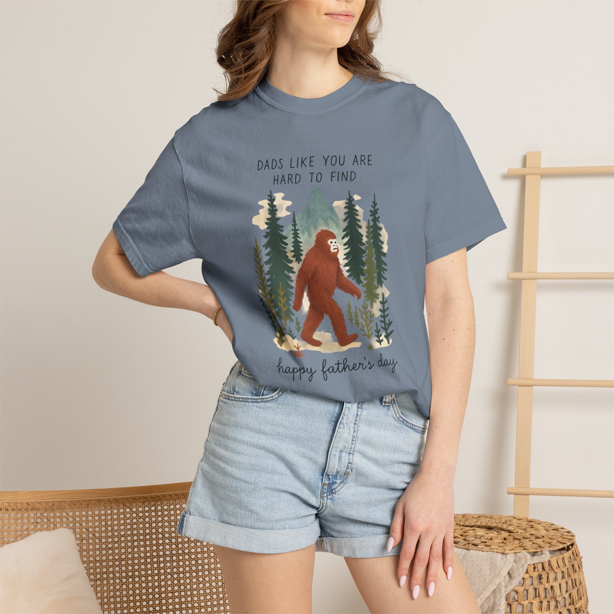 Bigfoot "Dads Like You Are Hard to Find" Father's Day T-Shirt