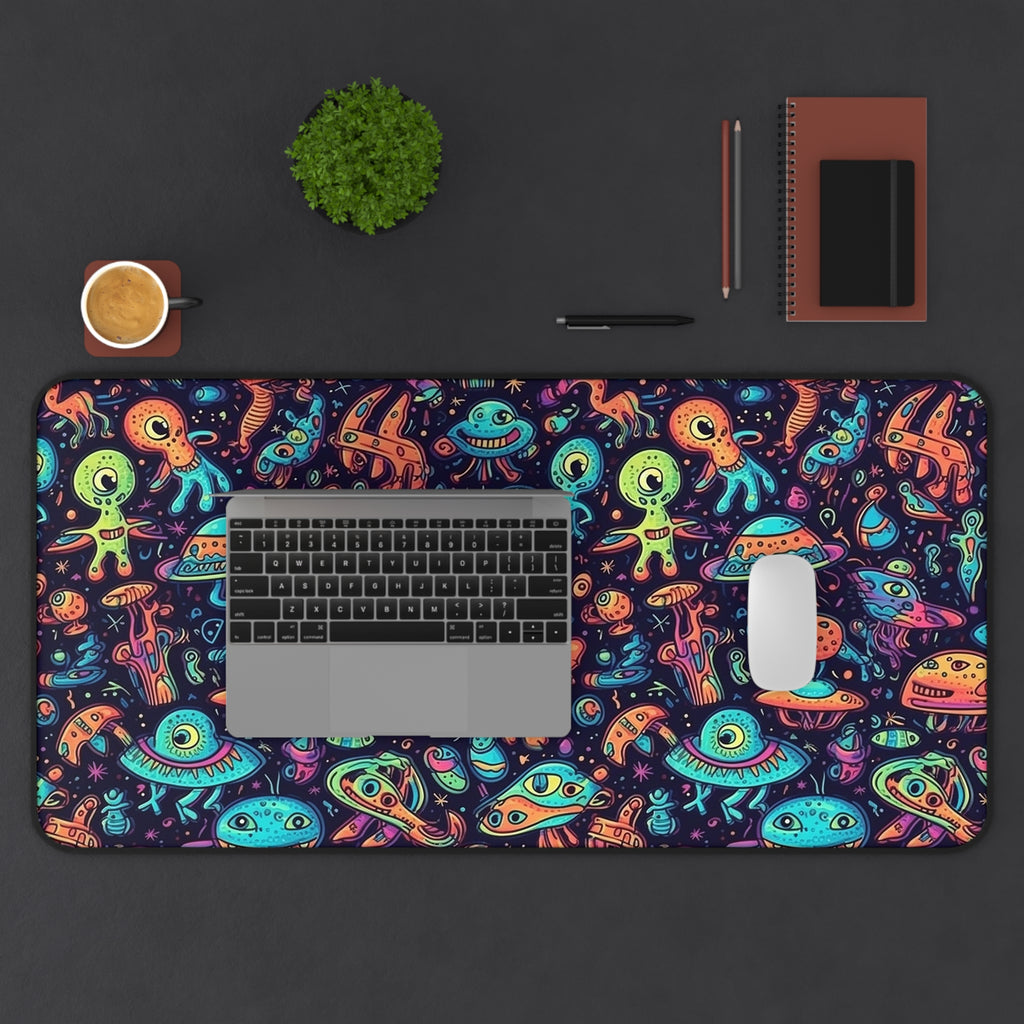 Far Out Alien Desk Mat, 2 sizes