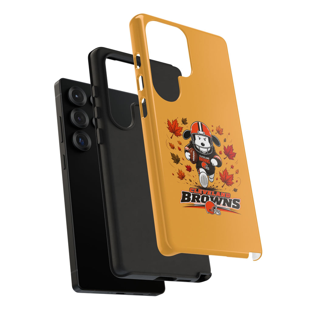 Cleveland Browns Fall Snoopy Touchdown Phone Case, 55 Sizes