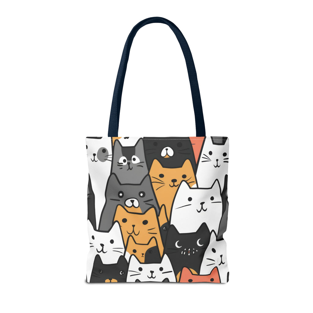 Cat Face Tote Bag, 3 Sizes