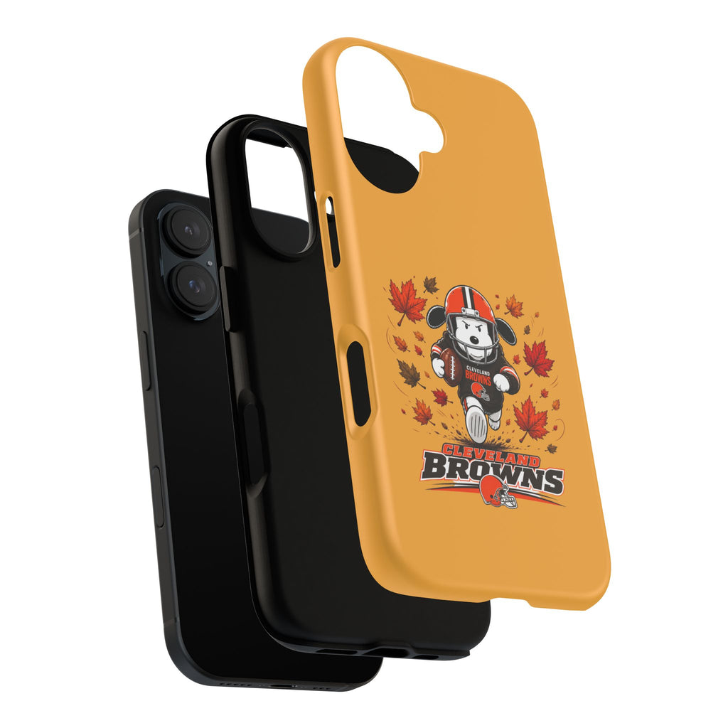 Cleveland Browns Fall Snoopy Touchdown Phone Case, 55 Sizes