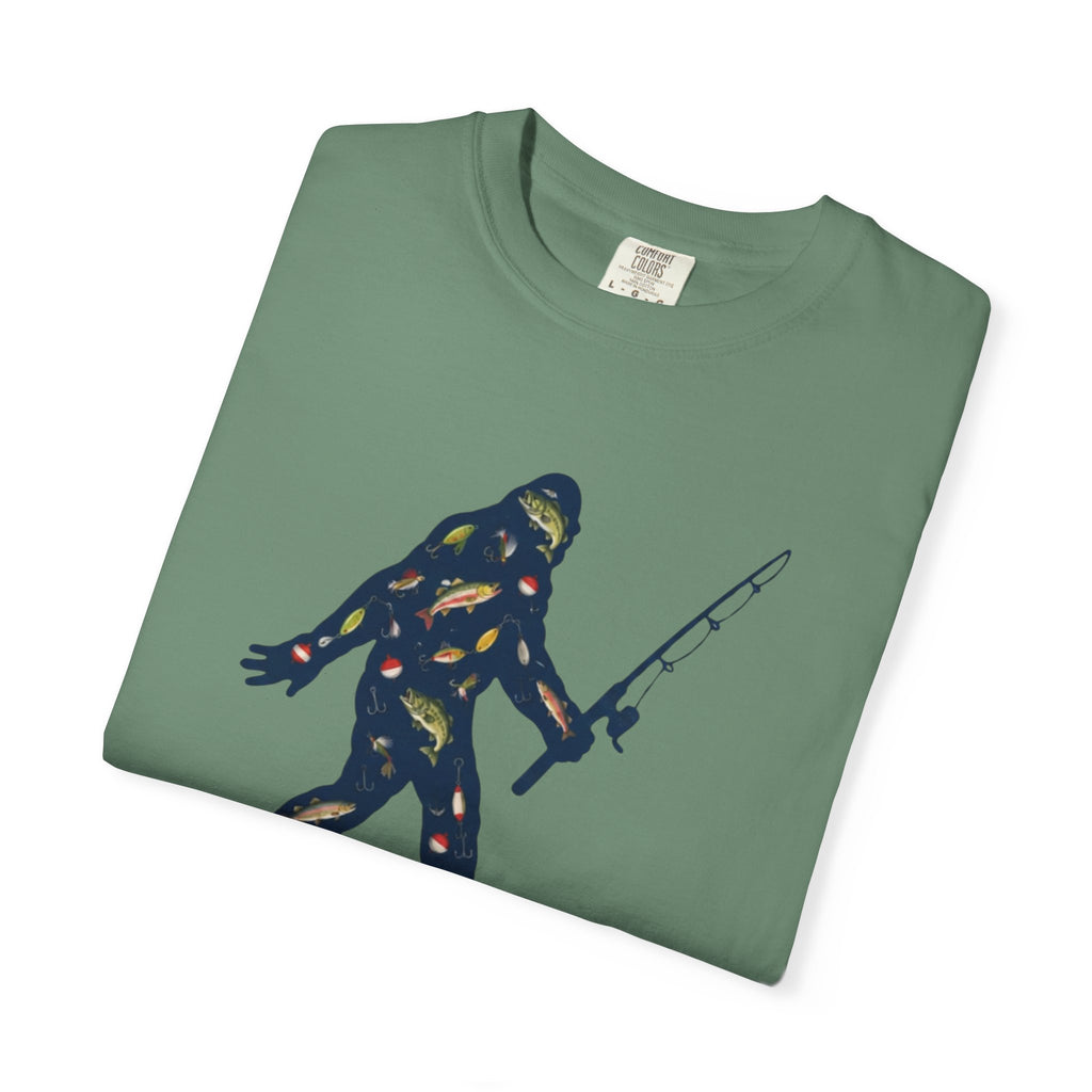 Bigfoot Fishing T-Shirt Father's Day Gift