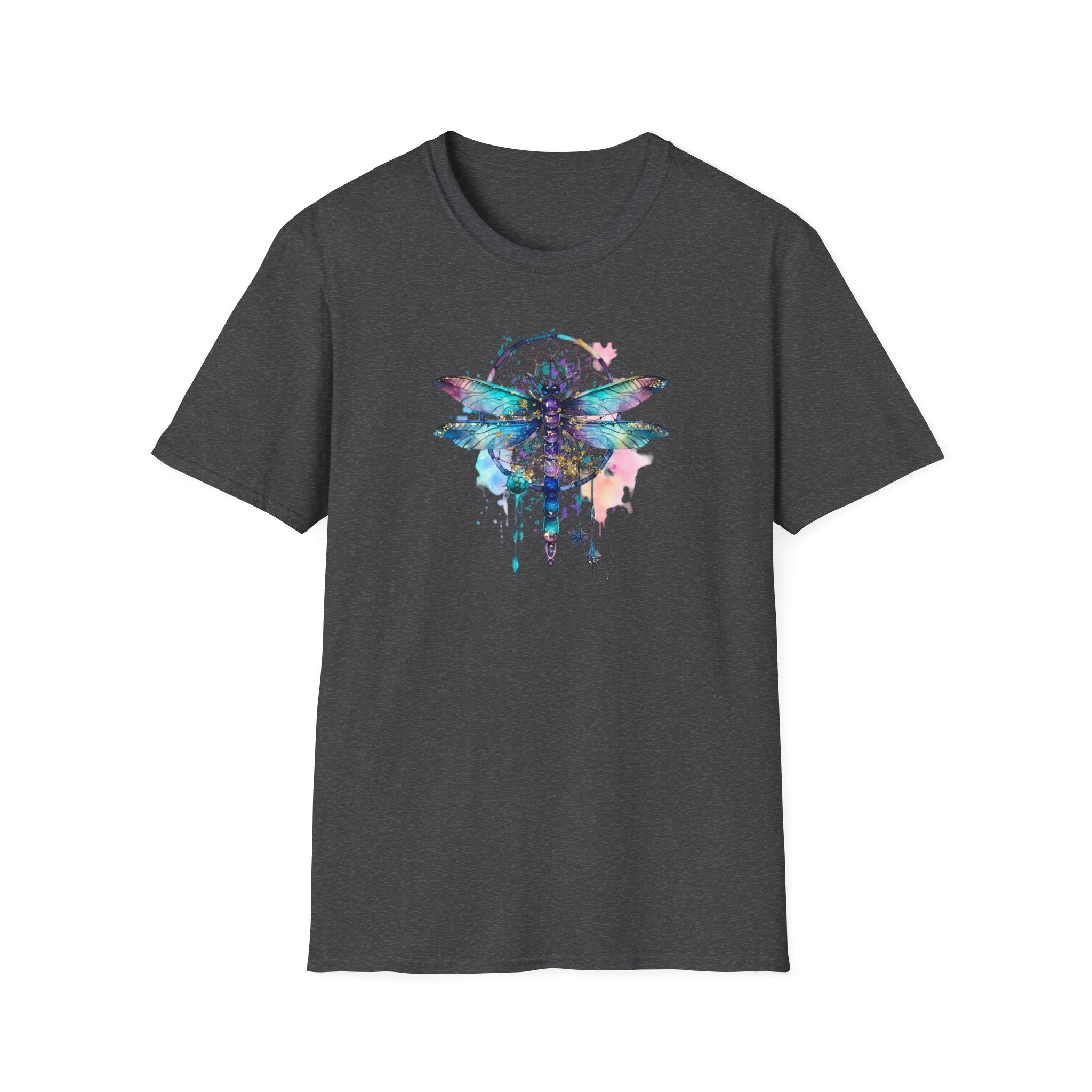 Dreamy Dragonfly T-Shirt, Bohemian Tee, Nature Lover Gift, Summer Outfit, Eco-friendly Apparel, Festival Wear, Unique Graphic Tee