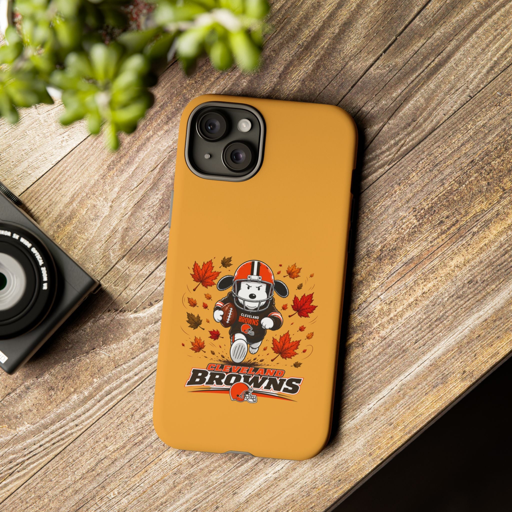 Cleveland Browns Fall Snoopy Touchdown Phone Case, 55 Sizes