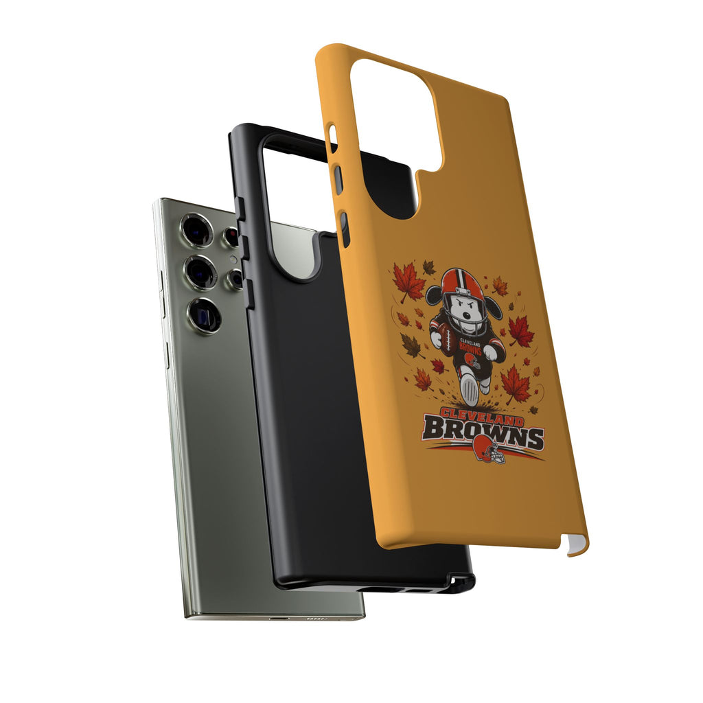 Cleveland Browns Fall Snoopy Touchdown Phone Case, 55 Sizes
