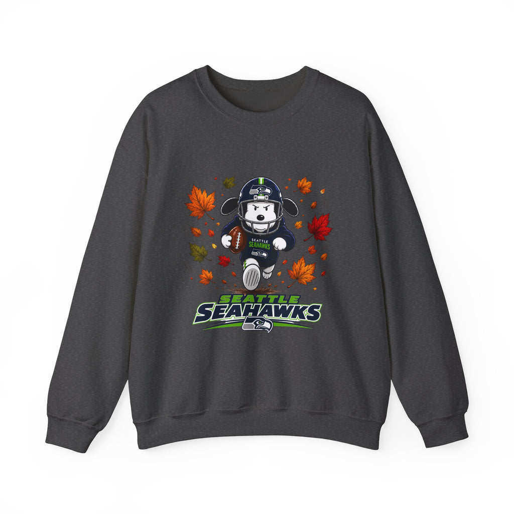 Seattle Seahawks Snoopy Touchdown Fall Sweatshirt for Men and Women