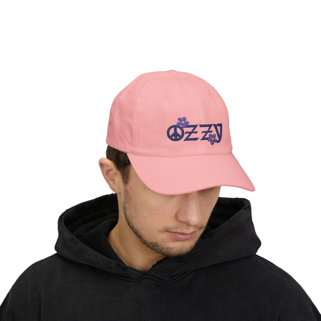 Embroidered Ozzy Memorial Flowers Cap, Ozzy Fan Hat, Ozzy Tribute, Unisex Classic Hat, Ozzy Memorial Flowers Baseball Cap, Tribute
