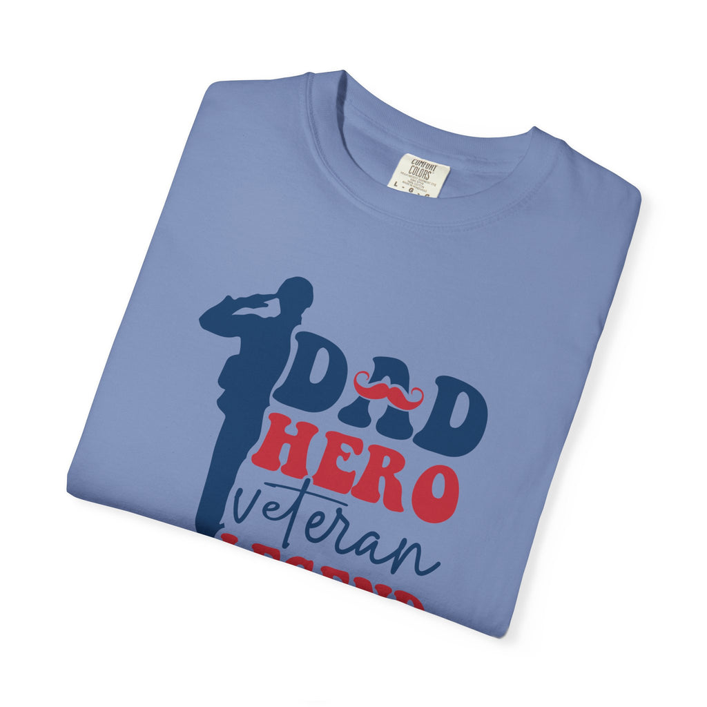 Dad Hero Veteran Legend T-Shirt, Father's Day Gift, Patriotic Shirt, Military Dad Tee, Family Man Top