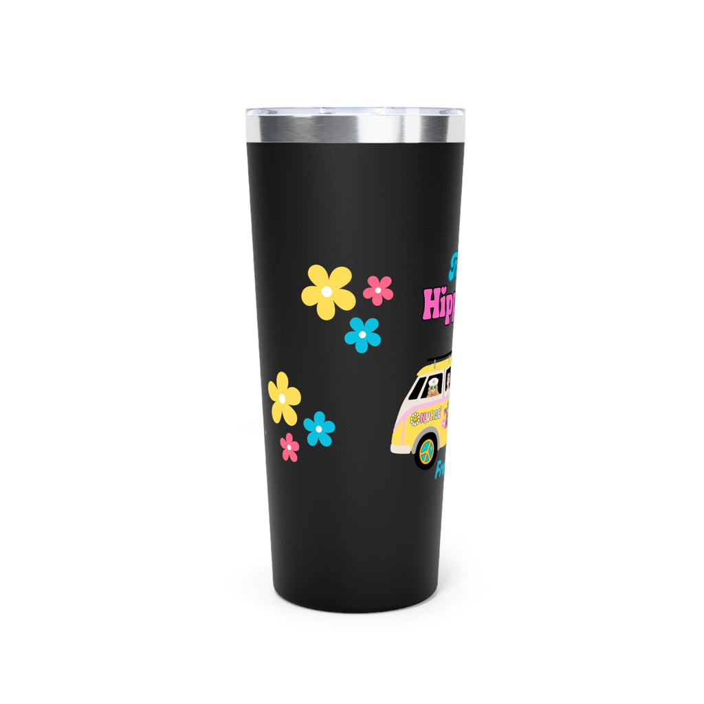 Trippy Hippie Nurse, Copper Vacuum Insulated Tumbler, 22oz