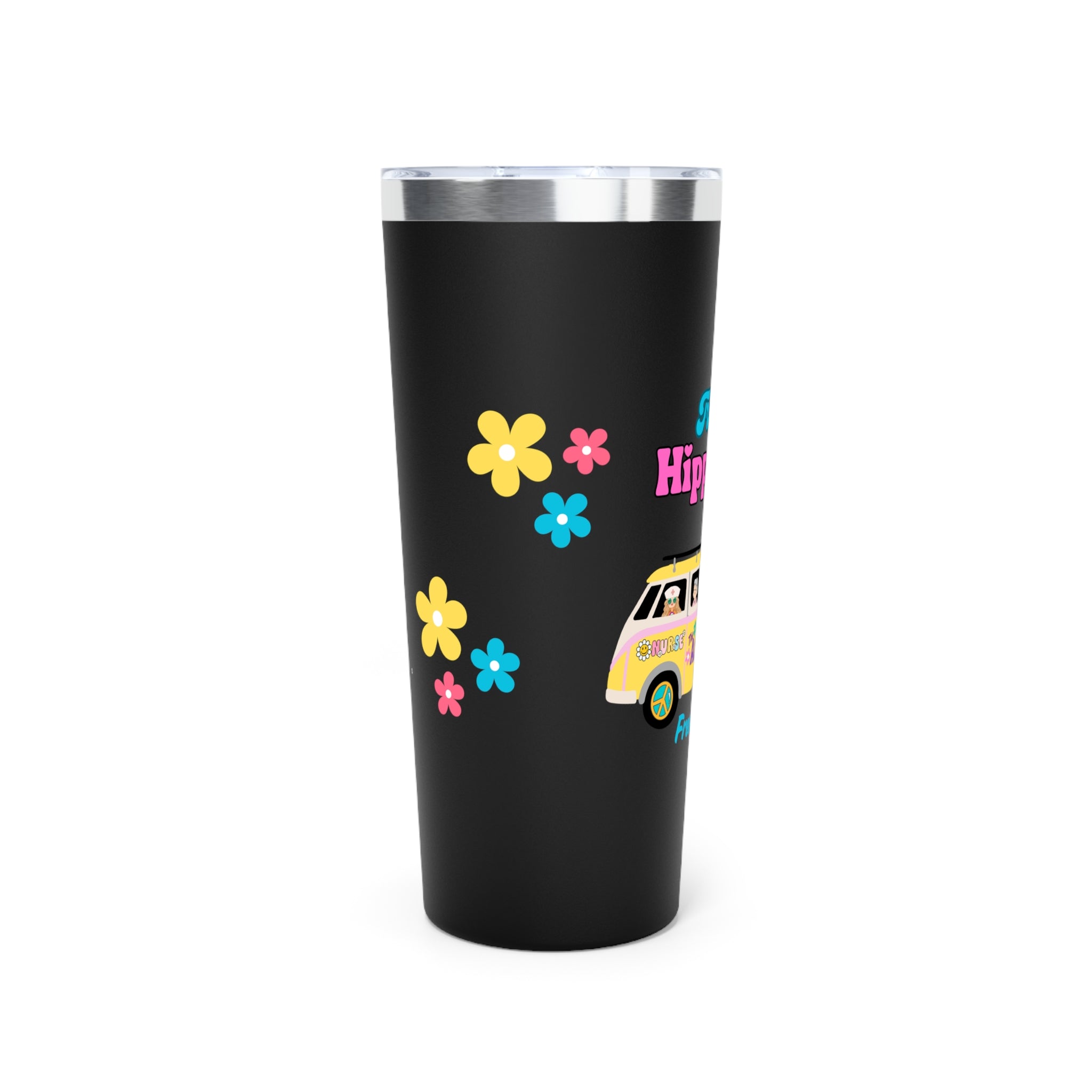 Trippy Hippie Nurse, Copper Vacuum Insulated Tumbler, 22oz