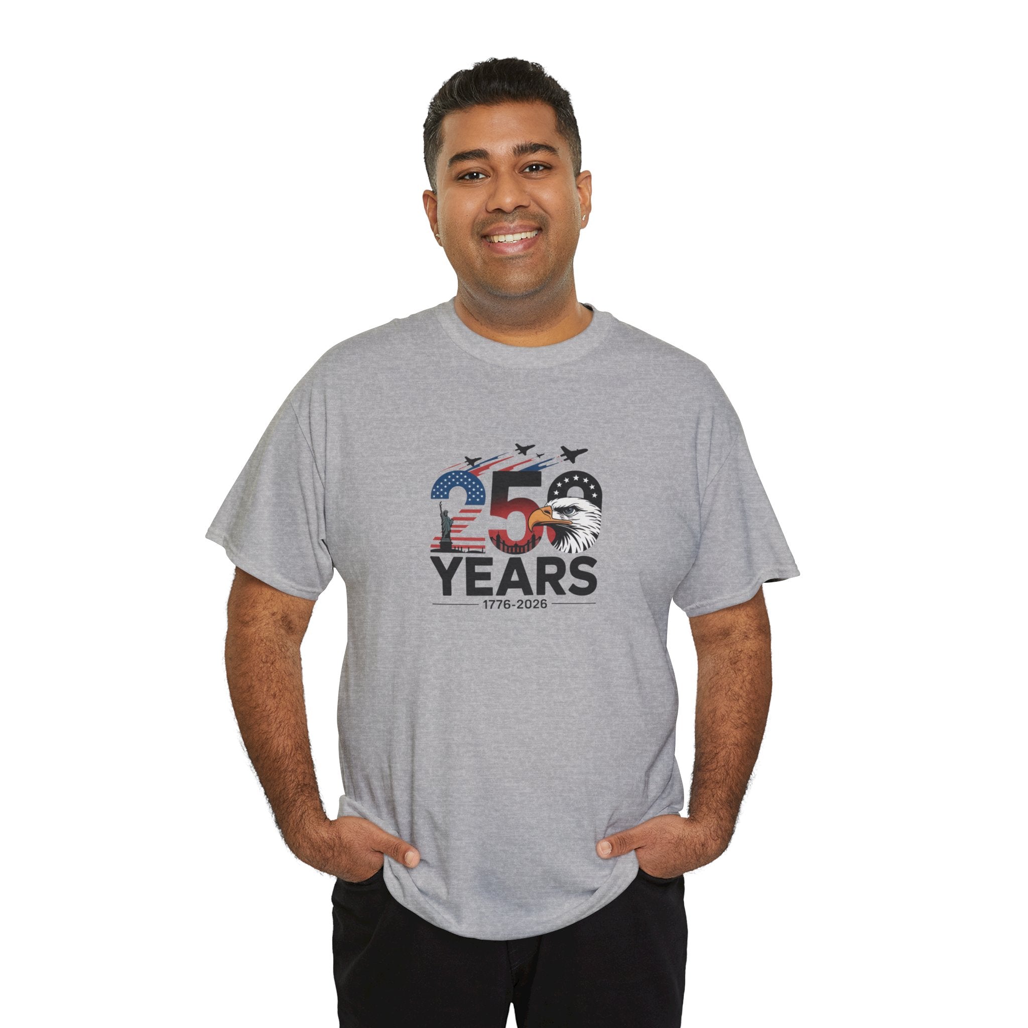 250 Year 4th of July Anniversary Tee — Patriotic Independence Day T-Shirt