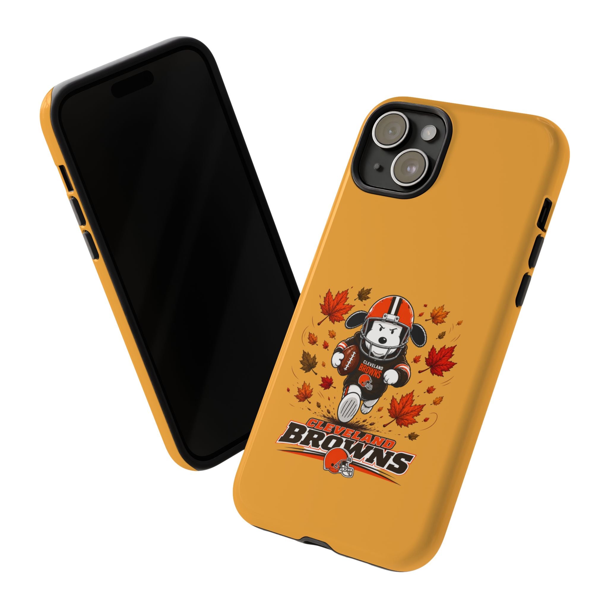 Cleveland Browns Fall Snoopy Touchdown Phone Case, 55 Sizes