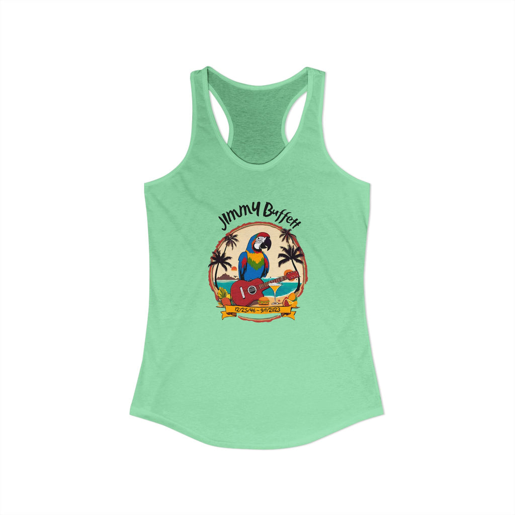 Jimmy Buffett Tribute Tank, Women's Ideal Racerback Tank