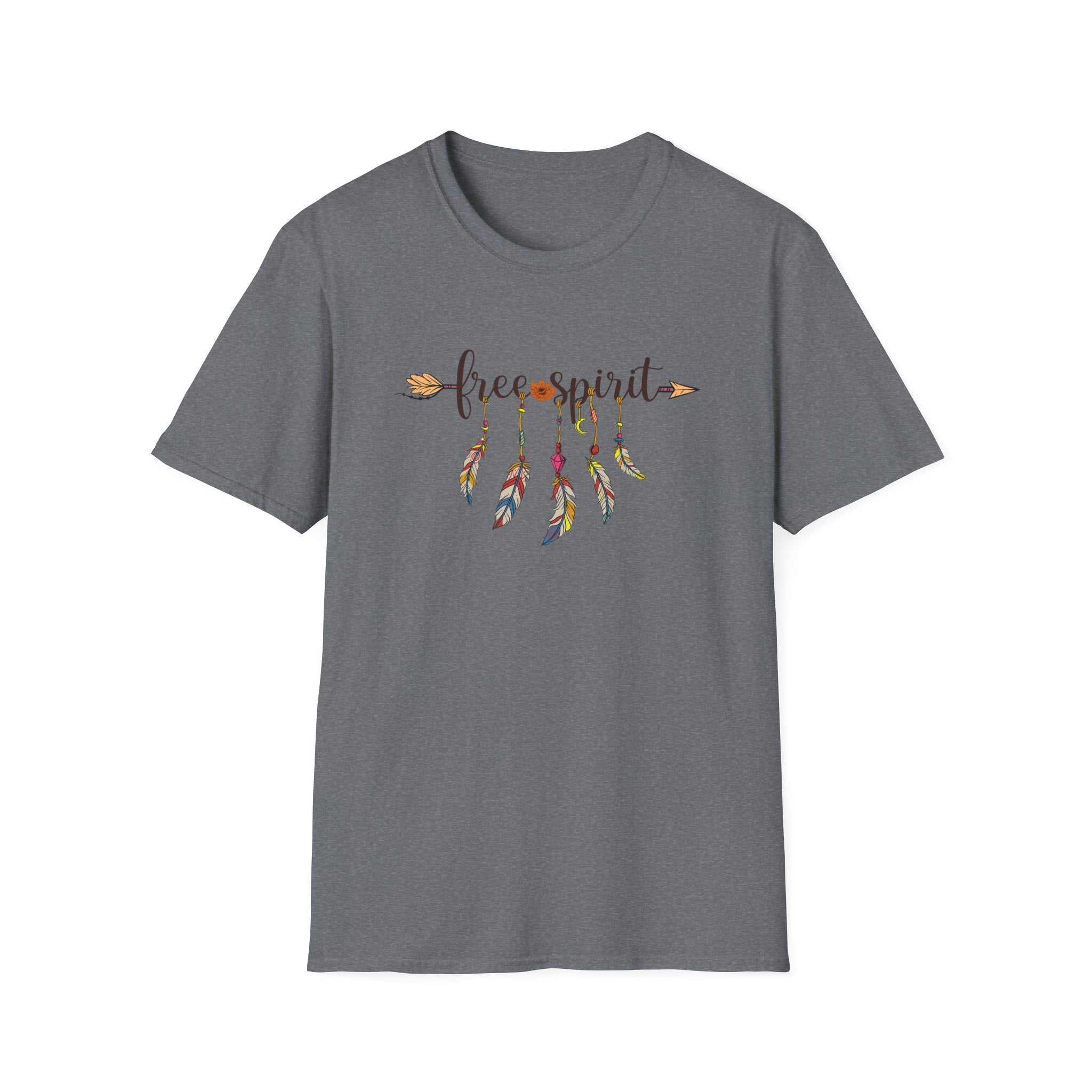 Bohemian T-Shirt - Free Spirit Tee, Gift for Dreamers, Festival Wear, Casual Style, Unique Art, Comfortable Everyday Wear