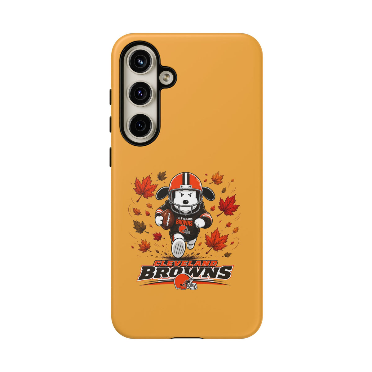 Cleveland Browns Fall Snoopy Touchdown Phone Case, 55 Sizes