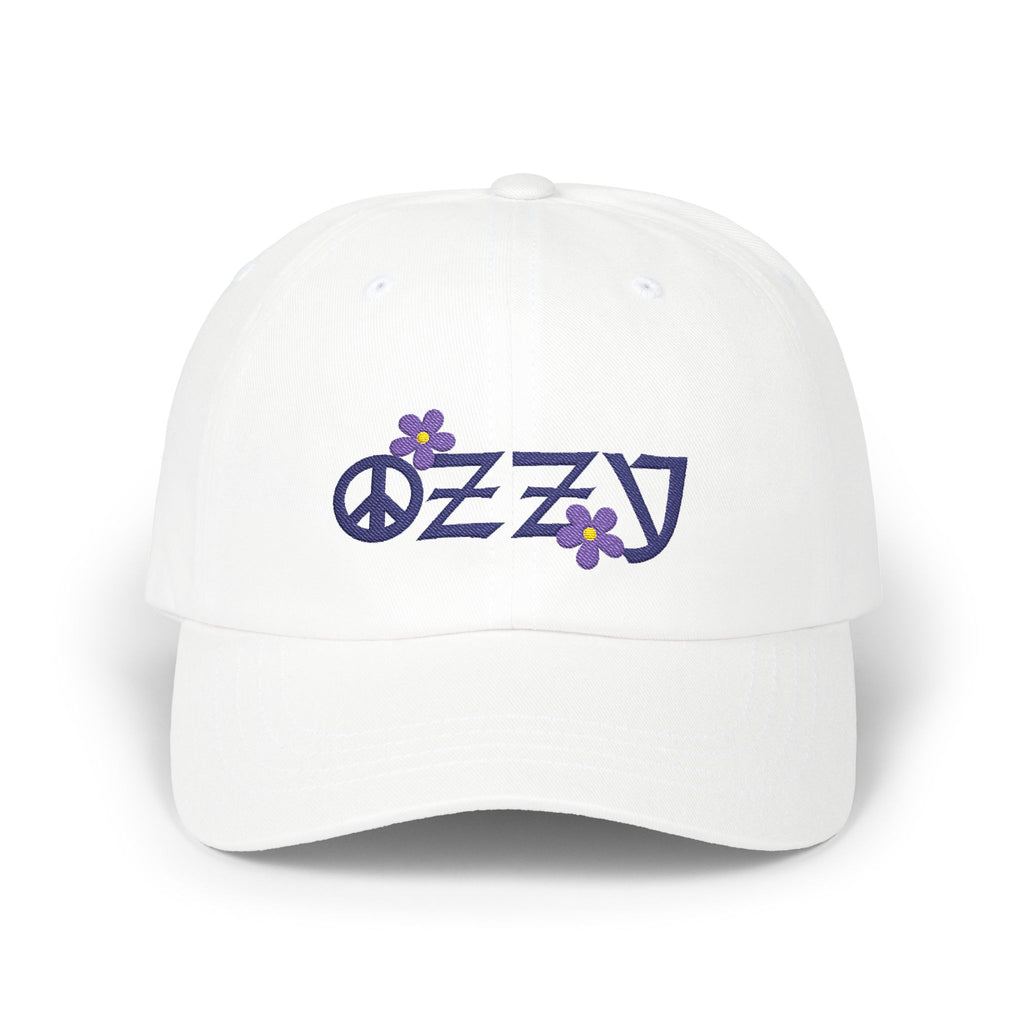 Embroidered Ozzy Memorial Flowers Cap, Ozzy Fan Hat, Ozzy Tribute, Unisex Classic Hat, Ozzy Memorial Flowers Baseball Cap, Tribute