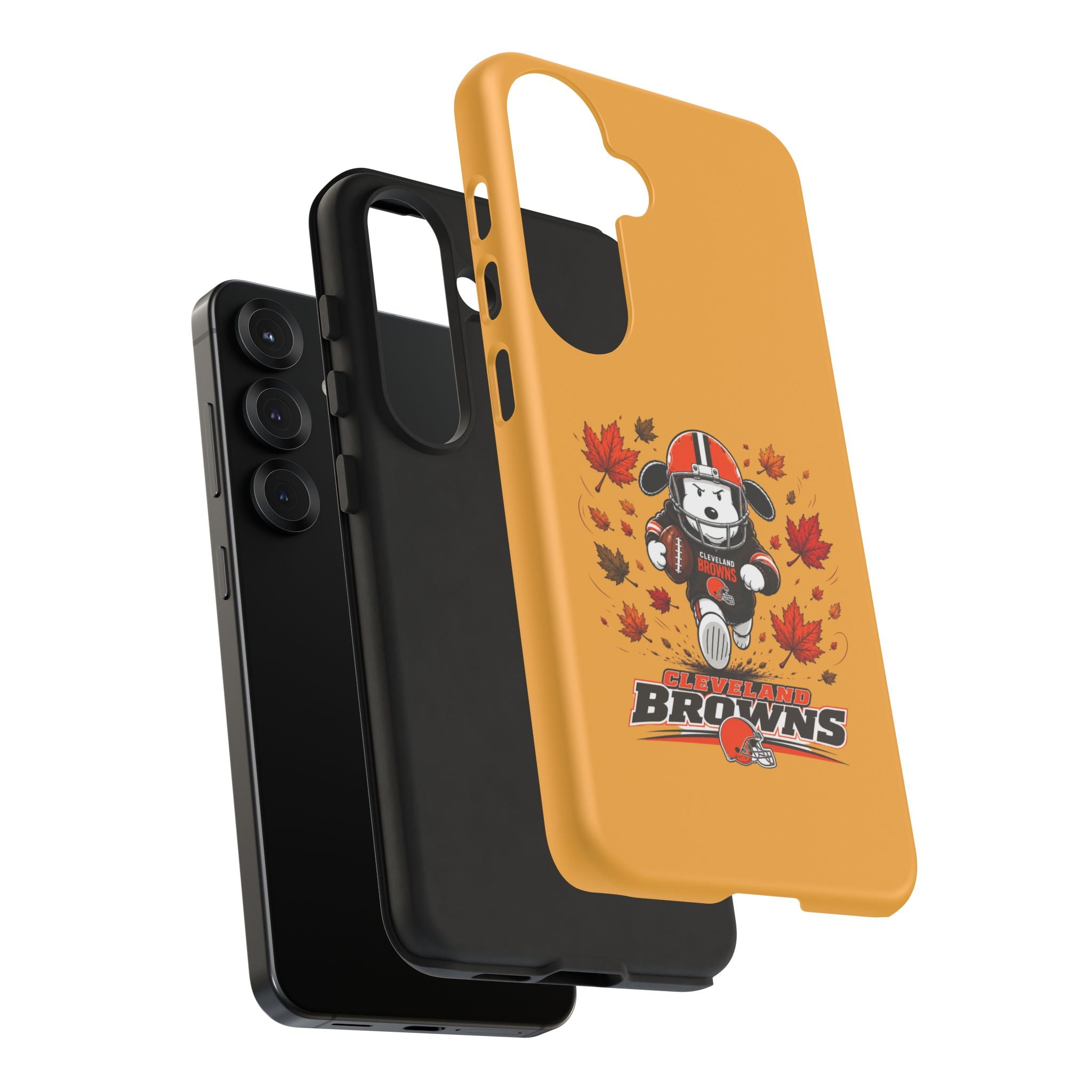 Cleveland Browns Fall Snoopy Touchdown Phone Case, 55 Sizes