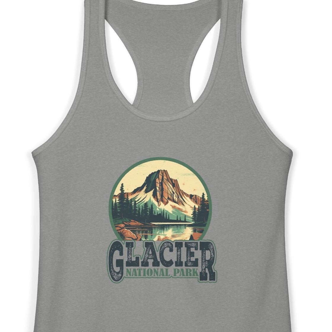 Glacier National Park Tank, Women's Ideal Racerback Tank