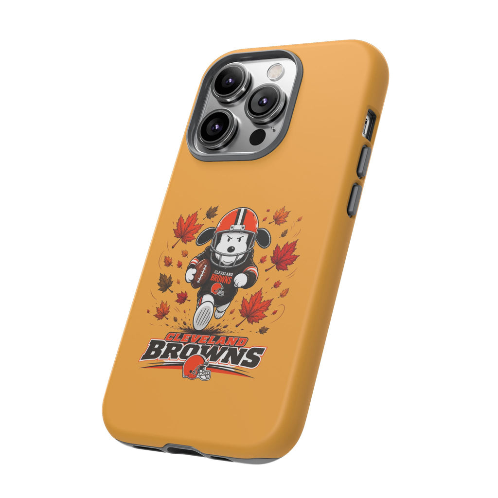 Cleveland Browns Fall Snoopy Touchdown Phone Case, 55 Sizes