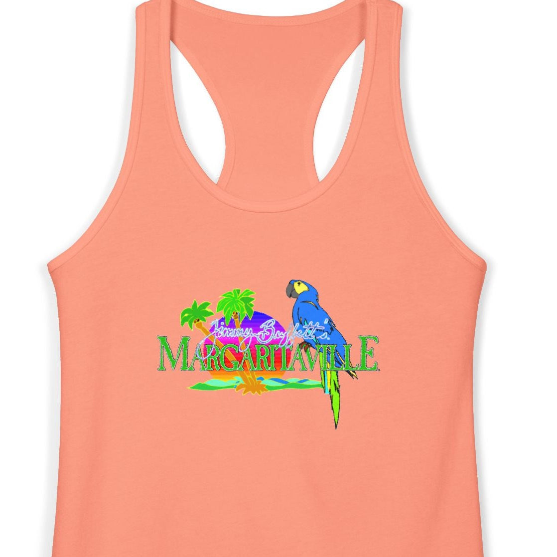 Margaritaville Racerback Tank Top - Paradise Vibe, Summer Essentials, Beachwear, Vacation Outfit, Resort Wear