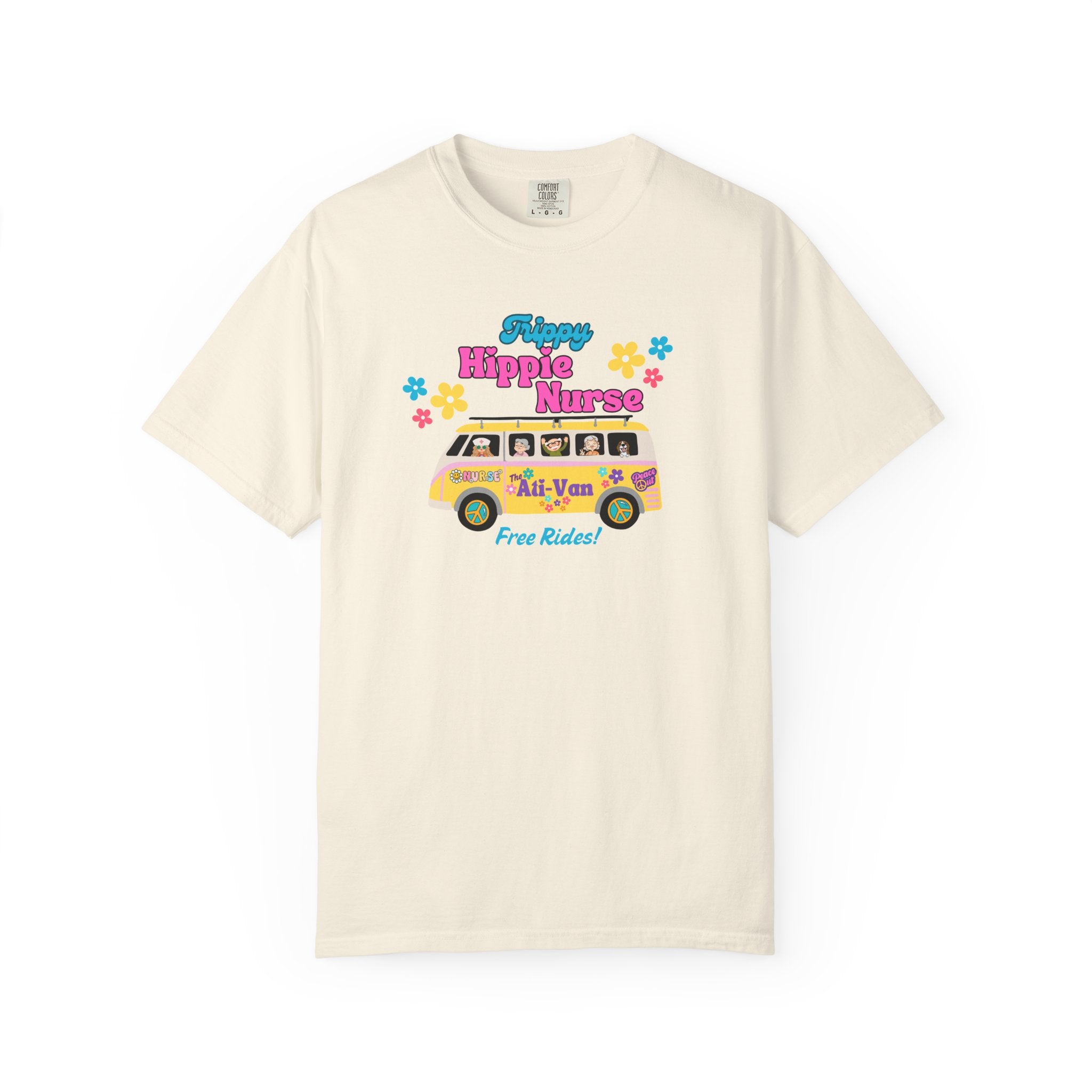 Funny Nurse T-Shirt, Ati-Van Ride, Unisex Tee, 100% Cotton, Nurse Gift, Soft Nurse T-Shirt