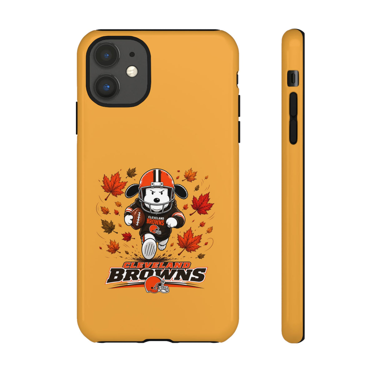 Cleveland Browns Fall Snoopy Touchdown Phone Case, 55 Sizes