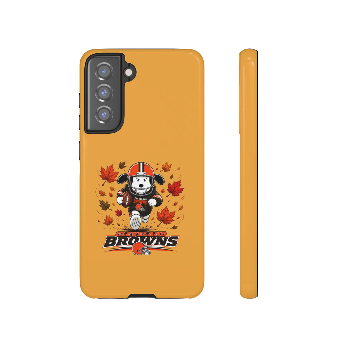 Cleveland Browns Fall Snoopy Touchdown Phone Case, 55 Sizes