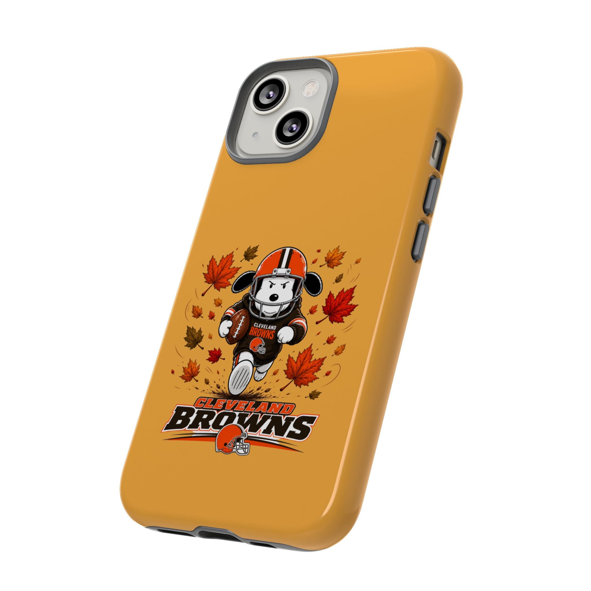 Cleveland Browns Fall Snoopy Touchdown Phone Case, 55 Sizes