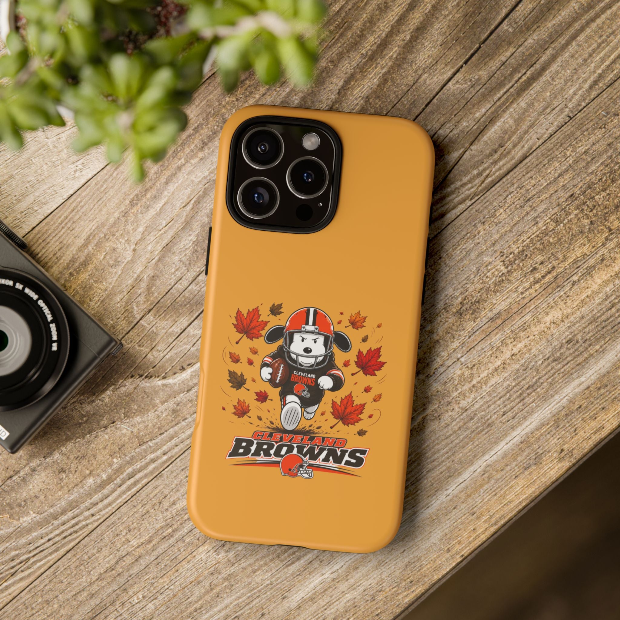 Cleveland Browns Fall Snoopy Touchdown Phone Case, 55 Sizes