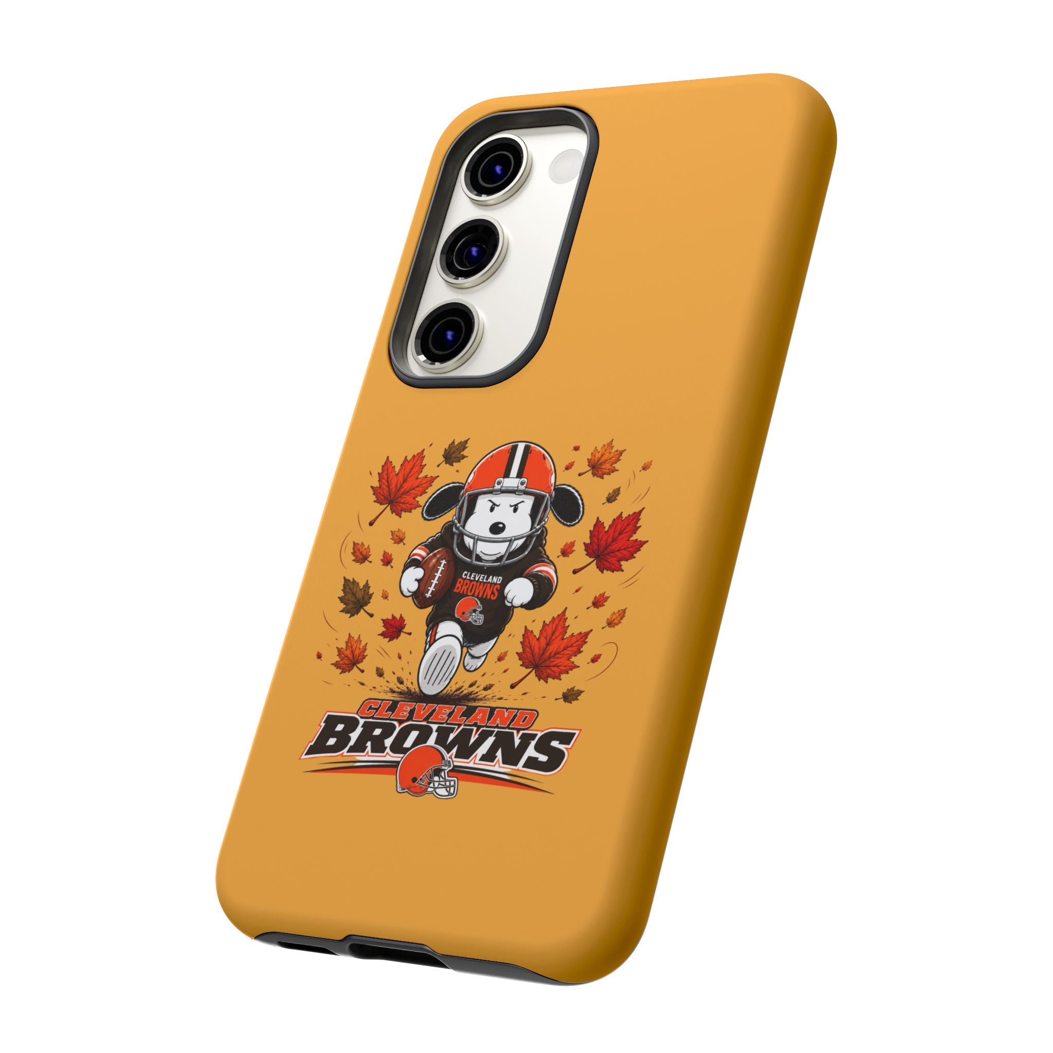 Cleveland Browns Fall Snoopy Touchdown Phone Case, 55 Sizes