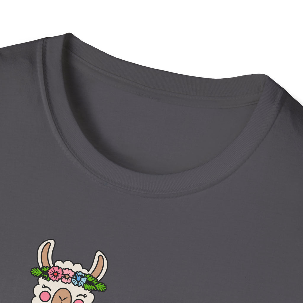 Cute Llama T-Shirt, Unisex Softstyle Tee, Perfect for Nature Lovers, Gifts for Animal Lovers, Casual Wear, Summer Outfit, Vacation